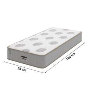 COLCHAO D28 - SOLTEIRO 88X188X20 - PRADO - UNIQUE