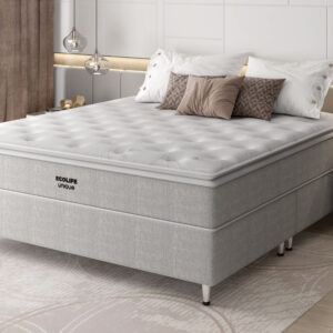 CONJUNTO KING 193X203X34 - ECOLIFE - UNIQUE